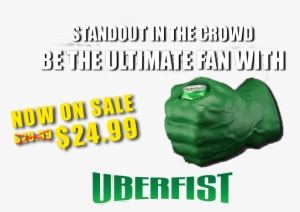 Be The Ultimate Fan - Uberfist Red Lefthand |avengers Beer Fist, Beer Koozie,