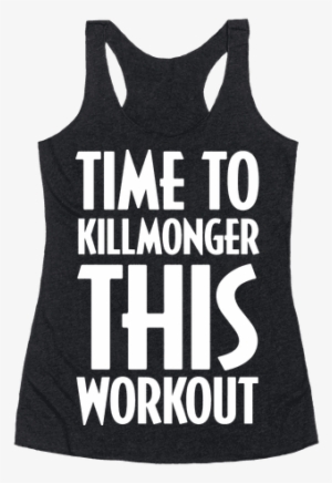 Time To Killmonger This Workout Racerback Tank Top - Gomez And Morticia Tshirt