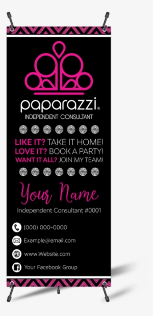 Paparazzi Vertical Banner With X-banner Stand - Poster