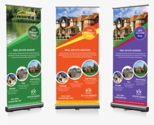 Vertical Banner Printing - Roll Up Banners Png