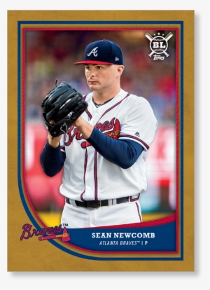 2018 Topps Big League Baseball Sean Newcomb Base Poster