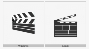 Clapper Board On Various Operating Systems - Character