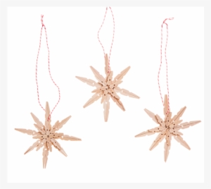 Clothespin Snowflake - 28712