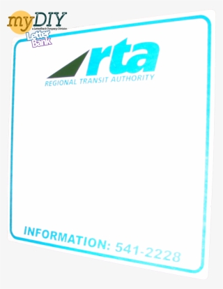 Bus Stop Signs, Reflective - Parallel