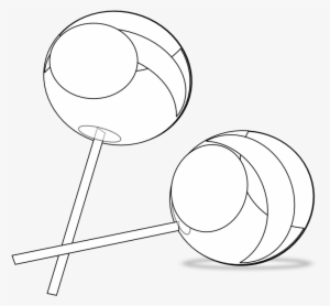Food Lollipop Black White Line Art 999px 91 - Clip Art