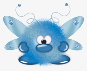 Tubecritter Cute Monsters, Little Monsters, Cartoon - Cute Fluffy Monsters With Wings