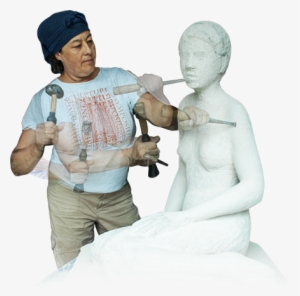 Amy Brier, Stone Artist - Sculpture People Png