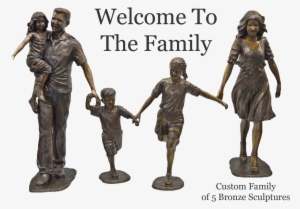 Randolph Rose Custom Bronze Sculpture - Sculpture About Family