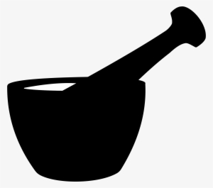 This Free Icons Png Design Of Mortar And Pestle Silhouette