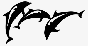 Dolphin Fish Jumping Animal - Siluetas De Peces Saltando