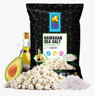 Hawaiian Sea Salt With Avocado Oil - Pop Art Snacks - Gluten Free Gourmet Popcorn Tandoori