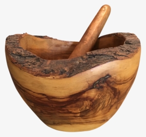 Natural Wood Mortar & Pestle On Chairish - Mortar And Pestle
