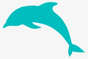 Jumping Dolphin Outline - Jumping Dolphin Clip Art