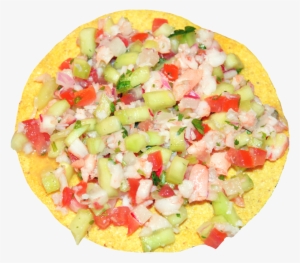 Ceviche Is A Delicious Handmade Shrimp Salad With Diced - Garden Salad