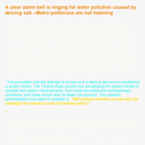 A Clear Alarm Bell Is Ringing For Water Pollution Caused - Water Pollution