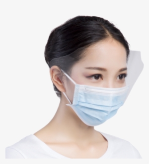 Hospital Disposable Protective Face Mask With Eye Shield/ - Mask