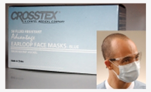 Crosstex Advantage Earloop Surgical Face Mask - Advantage Earloop Masks Crosstex