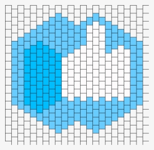 Like Bottoon Logo Surgical Mask Bead Pattern - Rage Kandi Mask Pattern