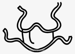 Medical Mask - Medical Mask Clipart Black And White