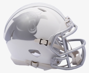Carolina Panthers Ice Alternate Speed Mini Helmet - Matte White Football Helmets
