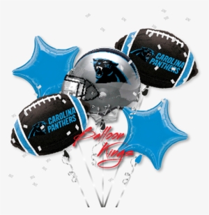 Panthers Bouquet - Carolina Panthers Nfl Football Helmet Balloon Super