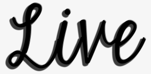 Live Laugh Love - Laugh Word Clipart Black And White