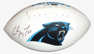 Christian Mccaffrey Autographed Carolina Panthers Logo - Carolina Panthers Logo