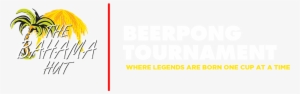 Beer Pong Bahama Hut Clear - Hecho A Mano