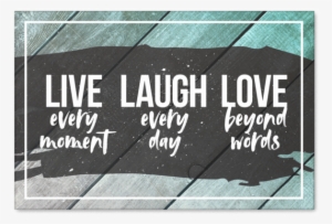 "live Laugh Love" Premium Canvas - Canvas