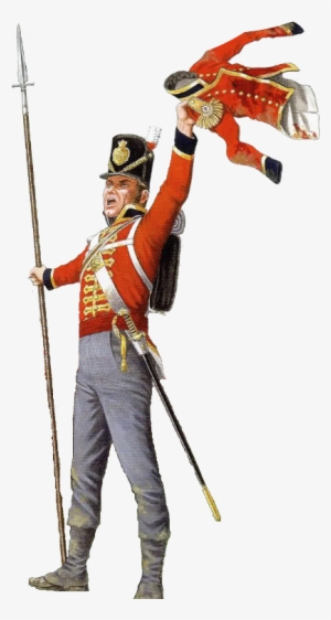 21st Foot - Foot Guards At Waterloo