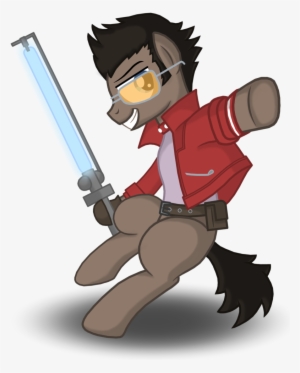 Drako1997, Beam Katana, No More Heroes, Ponified, Safe, - Travis Touchdown Pony