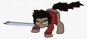 Glasses, No More Heroes, Ponified, Safe, Travis Touchdown - No More Heroes