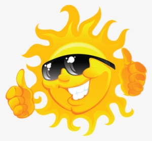 Summer Programs Information - Sun With Sunglasses Logo