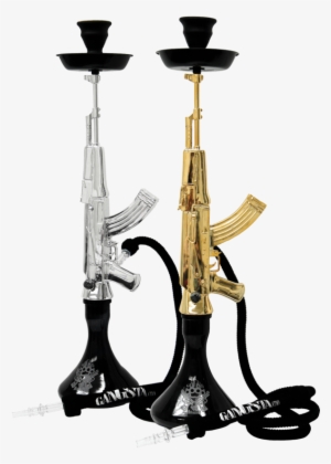 “shooter” By Gangsta Hookah H - Shisha Ak 47 Gold