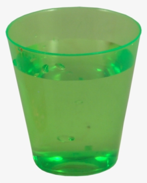 Neon Green Plastic Shot Glass - Pint Glass
