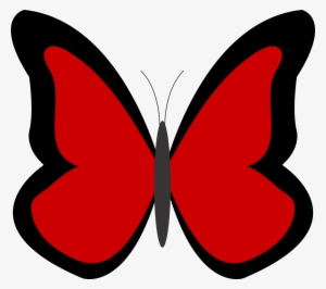 Blue Crayon Clipart Crayonpng - Red Butterfly Images Clip Art