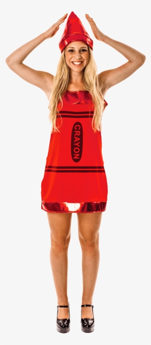 Women's Red Crayon Halloween Costume