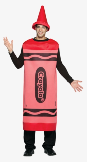 Red Crayon Costume - Adult Crayon Costume