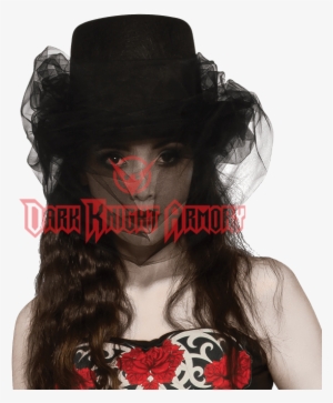 Gothic Heart Of Darkness Top Hat - Heart Of Darkness Adult Top Hat