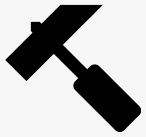 Hammer Black Silhouette Vector - Hammer