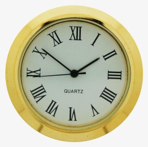 Insert Clock - 1-7/16" White Roman Clock Insert
