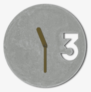 Concrete Clock Full Gold - Betonové Hodiny