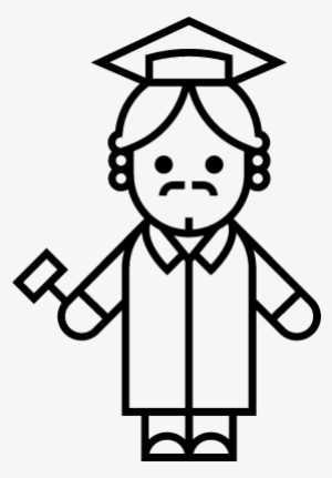 Judge With Hammer Vector - Sisccors And Comb Logo