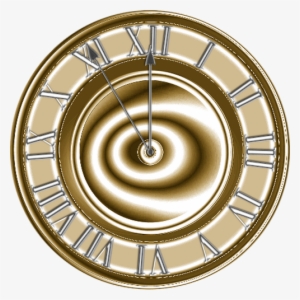 Pendule Png, Minuit, Nouvel An - Spiral