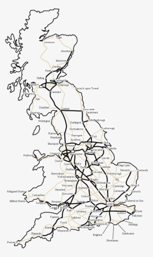 Reopening Railway Lines - Uk Railway Map 1850