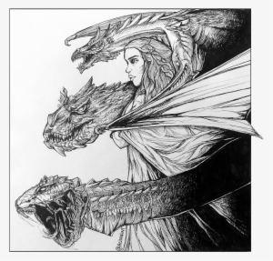 Smaug), Ink, 11x14" - Jpeg