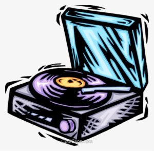 Lp Record Player - Clip Art Record Player