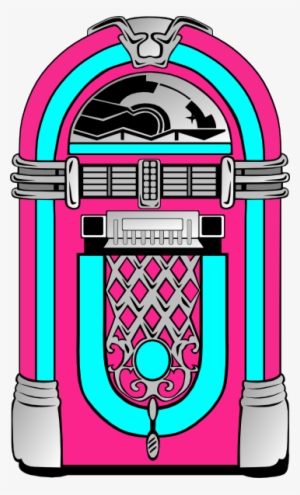 Pink And Blue Jukebox 2 Clip Art At Clker Com Vector - Jukebox Clipart