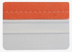 4'' Teflon Super Soft Orange Squeegee $8 - Wallet