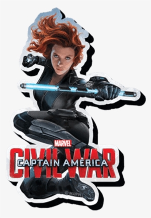 Marvel Civil War Black Widow Magnet